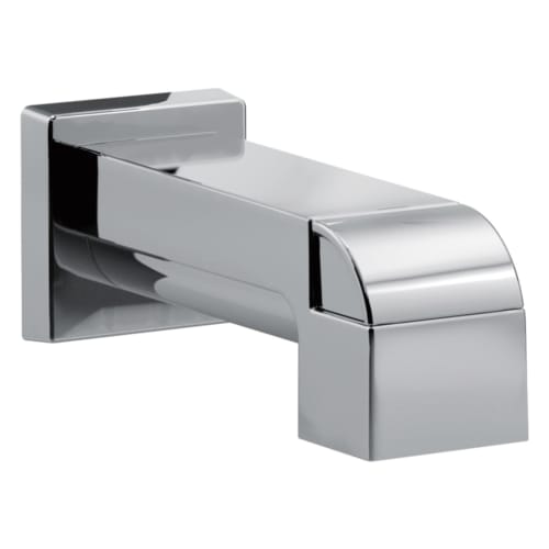 DELTA® RP75435 Ara® Pull-Up Diverter Tub Spout, 6-1/4 in L x 2-3/4 in H, For Use With Tub and Shower Faucet, Polished Chrome, Import
