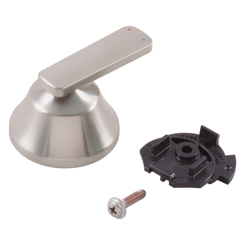 DELTA® RP77164SS 17 Series Ashlyn® Single Temperature Knob and Cover, For Use With Model T17064/T17264/T17264-I/T17464 and T17464-I Shower Trim, Brilliance® Stainless Steel, Import