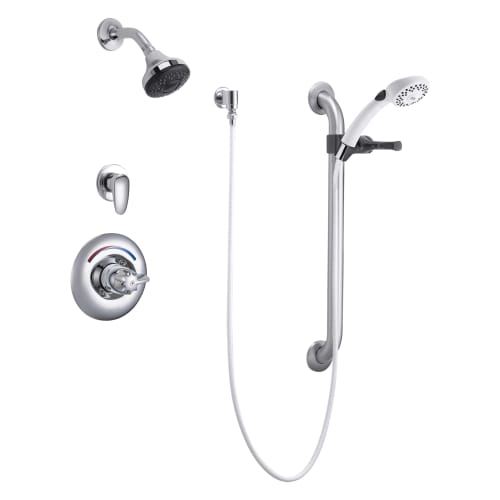 DELTA® T13H333 Universal Shower Valve Trim, MultiChoice®, 1.5 gpm, Polished Chrome, Domestic