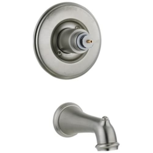 DELTA® T14155-SSLHP Monitor® 14 Wall Mount Tub Trim, Victorian®, 7 gpm, Brilliance® Stainless Steel, Hand Shower Yes/No: No, Domestic, Commercial