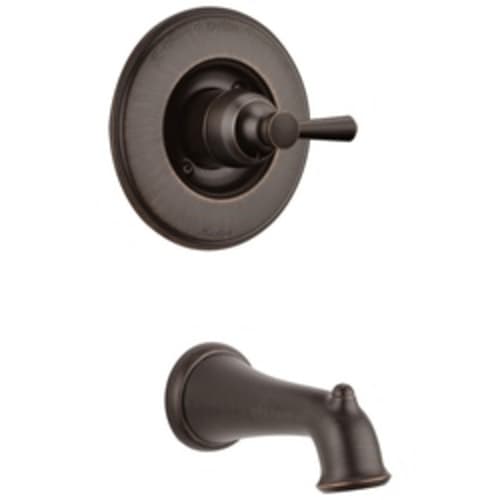 DELTA® T14193-RB Monitor® 14 1-Function Wall Mount Tub Trim, Linden™, Venetian Bronze, 1 Handles, Hand Shower Yes/No: No, Domestic, Commercial