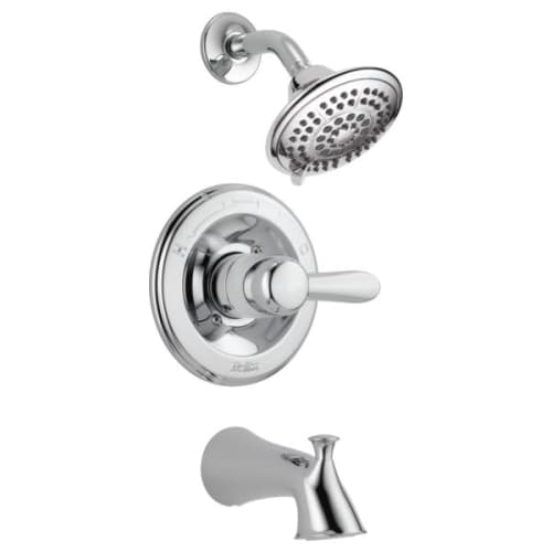 DELTA® T14438 Monitor® 14 Tub and Shower Trim, 1.75 gpm Shower, Polished Chrome