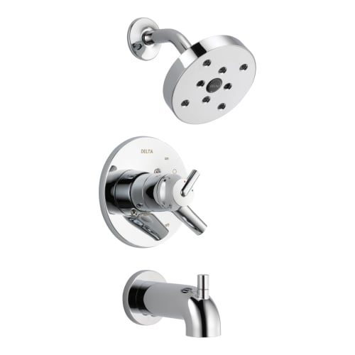 DELTA® T17459 Monitor® 17 Tub and Shower Trim, 1.75 gpm Shower, Polished Chrome