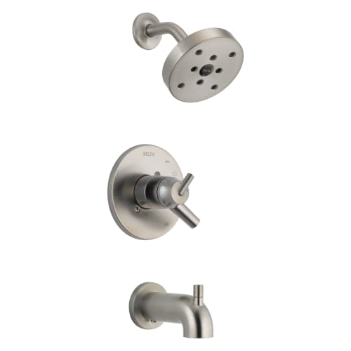 DELTA® T17459-SS Monitor® 17 Tub and Shower Trim, 1.75 gpm Shower, Stainless Steel