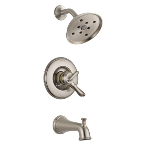 DELTA® T17494-SS Monitor® 17 Tub and Shower Trim, 1.75 gpm Shower, Stainless Steel
