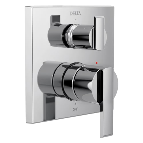 DELTA® T24867 Monitor® 14 3-Setting Angular Modern Valve Trim, Polished Chrome