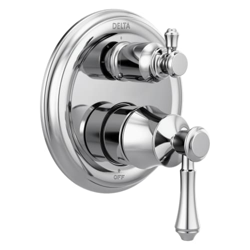 DELTA® T24897 Monitor® 14 3-Setting Traditional Valve Trim, Polished Chrome