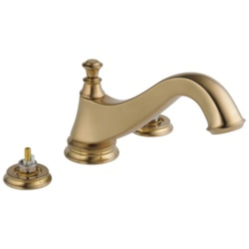 DELTA® T2795-CZLHP Roman Tub Trim, Cassidy™, 2 gpm, 10 to 16 in Center, Champagne Bronze, Traditional, Import