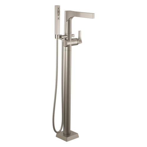 DELTA® T4774-SSFL Zura™ Roman Tub Trim, Commercial, 2 gpm Flow Rate, Brilliance® Stainless Steel, 1 Handles, Domestic