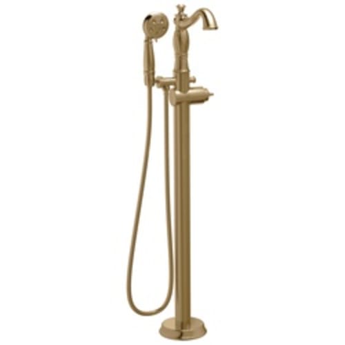 DELTA® T4797-CZFL-LHP Traditional Tub Filler Trim, Cassidy™, 1.75, Brilliance® Champagne Bronze, Hand Shower Yes/No: Yes, Domestic, Commercial