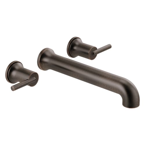 DELTA® T5759-RBWL Trinsic® Tub Filler, 8 in Center, Venetian Bronze, 2 Handles, Import