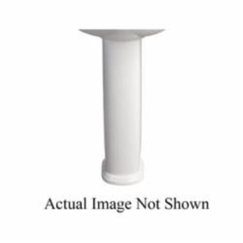 DXV D21005000.415 St. George® Pedestal Base, 8-3/4 in W x 28-1/2 in H, Vitreous China, Canvas White