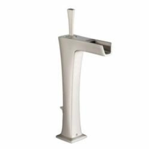 DXV D3510415C.144 Monoblock Vessel Faucet, Keefe®, 5 in Spout, 9-3/4 in H Spout, Brushed Nickel, 1 Handles