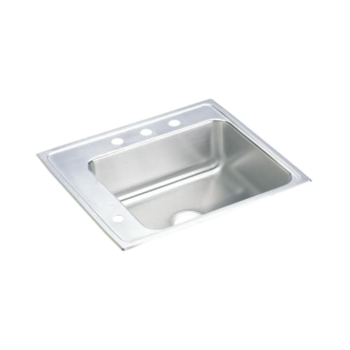 Elkay® DRKAD222065L4 Classroom Sink, Rectangular, 19-1/2 in W x 6-1/2 in H, Top Mount, 304 Stainless Steel, Lustertone, Domestic