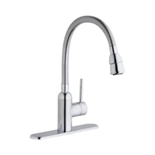 Elkay® LK2500CR Pursuit™ Laundry/Utility Faucet, 1.5 gpm, 1 Handle, Chrome Plated, Import