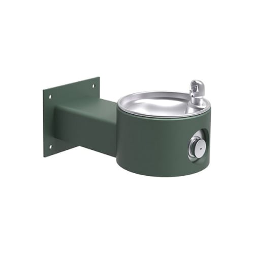 Elkay® LK4405 Non-Filtered Outdoor Drinking Fountain, Mechanical Front Bubbler Button Operation, Non-Refrigerated Chilling, 1 Stations, Domestic