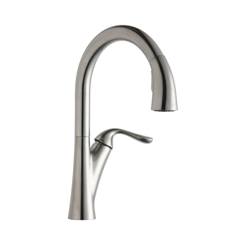 Elkay® LKHA4031LS Kitchen Faucet, Harmony™, 1.5 gpm Flow Rate, Lustrous Steel, 1 Handle, 1 Faucet Hole, Function: Traditional, Import