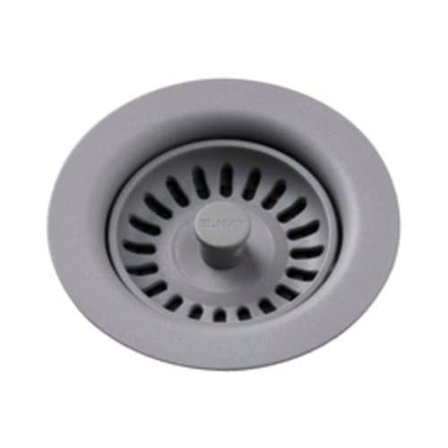 Elkay® LKQS35GS Drain Fitting With Removable Basket Strainer and Rubber Stopper