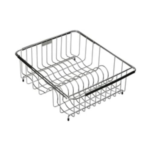 Elkay® LKWERBSS Rinsing Basket, 15-3/8 in L x 12-3/8 in W x 5-7/16 in H, Rectangular, Bright Polished, Import