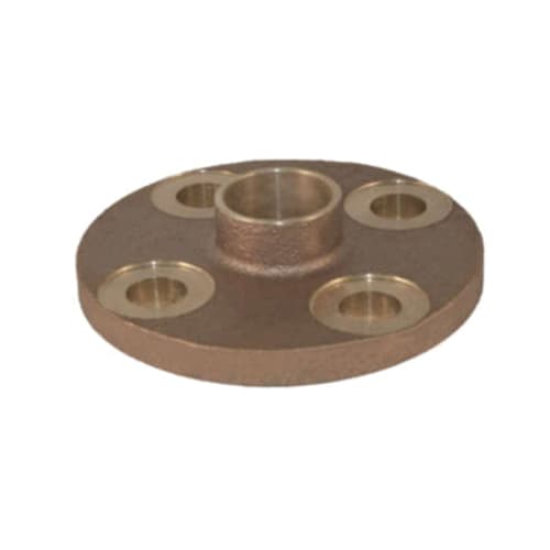 EPC 10035816 4771 Solder Companion Flange, 2-1/2 in, Cast Brass, C x C, 150 lb