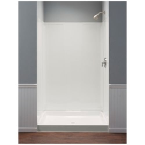 ELM® 265WHT DURAWALL® Shower Wall, 71-1/2 in H, Thermoplastic, Domestic