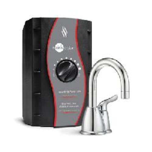 Insinkerator® 44975 Invite™ Instant Hot Water Dispenser, 2/3 gal Capacity, 1/4 in Water, Deck Mount, Polished Chrome, Import