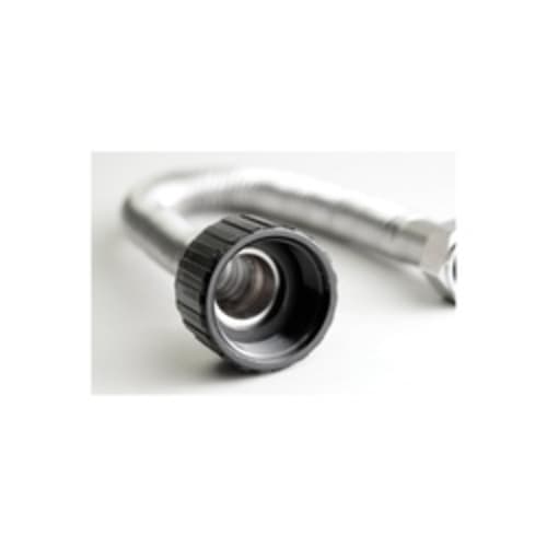 Falcon Stainless SWC134-18 Flexible Water Softener Connector, FNPT 1 in Inlet, FNPT 3/4 in Outlet, Stainless Steel