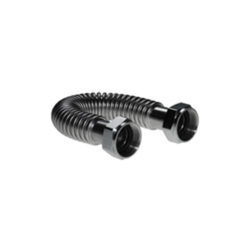 Falcon Stainless SWC112-24 Flexible Boiler Connector, FNPT 1-1/2 in Inlet, FNPT 1-1/2 in Outlet, Stainless Steel