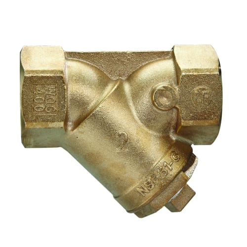 Febco® 0122980 LF650A Wye Strainer With #20 Mesh 304 Stainless Steel Screen, 2 in Nominal, 5-15/16 in OAL, FNPT Connection, Domestic