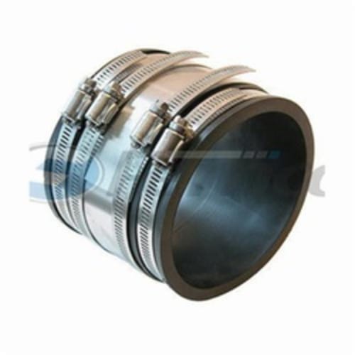 Fernco® 1056-22RC 1056RC Strong Back Flexible Pipe Coupling, 2 in, Cast Iron/Plastic, PVC, Domestic