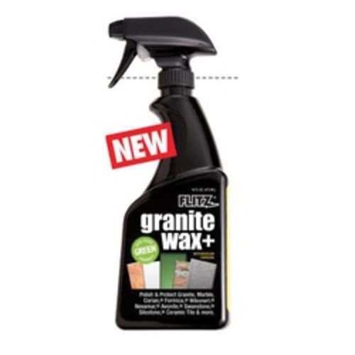 Flitz® Waxx® GRX 22806 Granite Wax Plus Cleaner, 16 oz Spray Bottle, Yellow