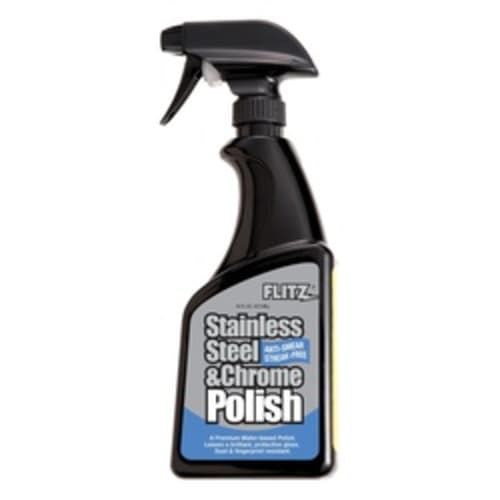 Flitz® SS 01306 Stainless Steel and Chrome Polish, 16 oz Spray Bottle