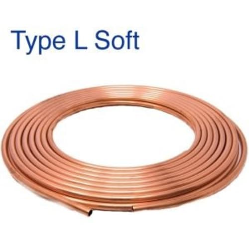 1/4"X60' L SOFT COPPER TUBE (1/4"NOM OR 3/8"OD)