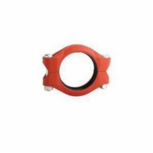 Grinnell Fire 77012ES High Pressure Rigid Coupling, 12 in Nominal, Grooved End Style, Ductile Iron, Orange Painted
