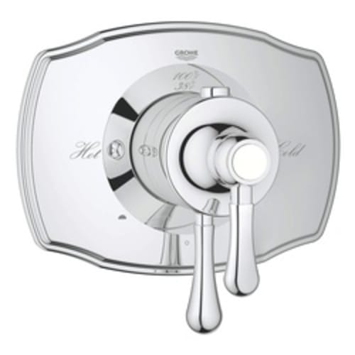 GROHE 19825000 2-Function Trim, 3.2 to 6.3 gpm Shower, StarLight® Polished Chrome