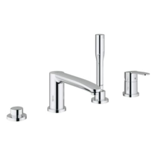 GROHE 23048002 Bath Combination, Eurostyle™ Cosmopolitan, 8.1 gpm Flow Rate, StarLight® Polished Chrome, 1 Handles, Function: Traditional, Import