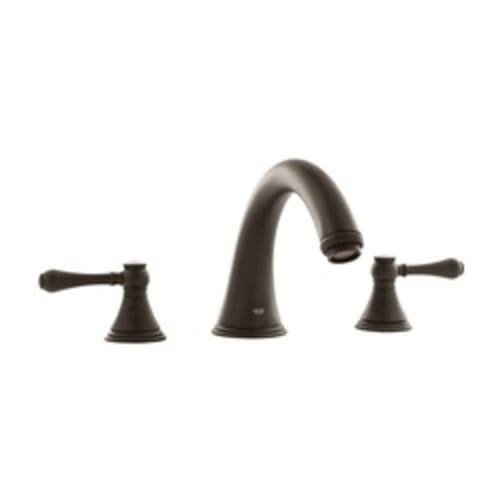 GROHE 25054ZB0 Roman Bathtub Faucet, Geneva™, 12.6 gpm Flow Rate, StarLight® Oil Rubbed Bronze, Function: Traditional, Import