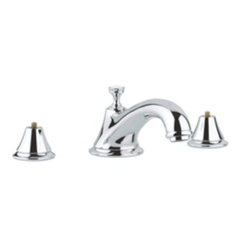 GROHE 25055000 Roman Bathtub Faucet, Seabury™, 12.6 gpm Flow Rate, StarLight® Polished Chrome, Function: Traditional, Import