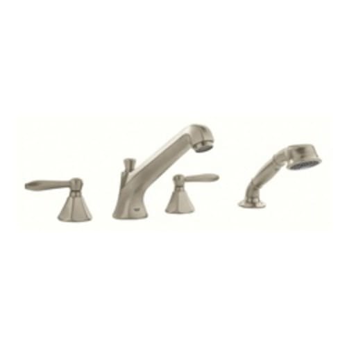 GROHE 25077EN0 Bath Combination, Somerset™, 13.2 gpm Flow Rate, Brushed Nickel, Function: Traditional, Import