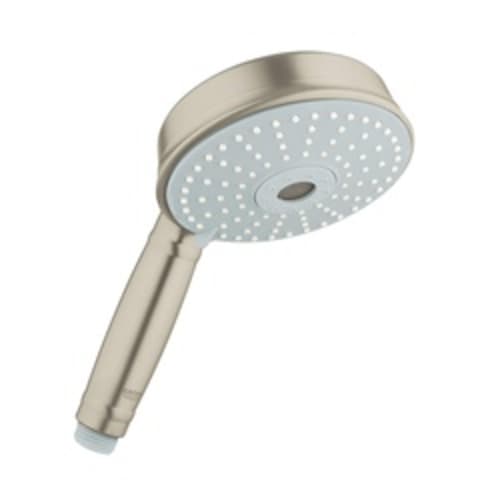 GROHE 27129EN0 Shower Head, Rainshower® Rustic 130, 2.5 gpm Flow Rate, 3 Sprays, Import