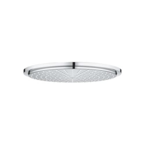 GROHE 27478000 Shower Head, Rainshower® Cosmopolitan 310, 2.5 gpm Flow Rate, 1 Sprays, Ceiling Mount, 12-3/16 in Dia Head, Import