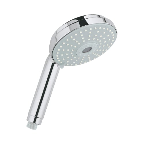 GROHE 28871000 Hand Shower, Rainshower® Eco 120, 2.4 gpm, 3 Sprays, 5-1/8 in Dia Head, 1/2 in, Import