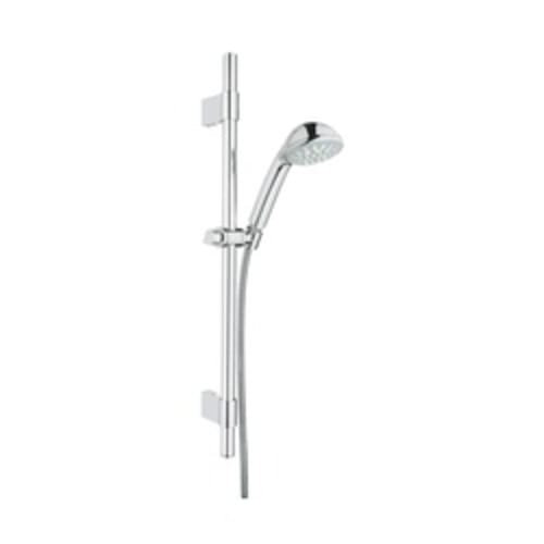 GROHE 28917000 Shower Set, Relexa 100 Five, 2.5 gpm, 69 in L Hose, G-1/2 Connection, Polished Chrome, Import