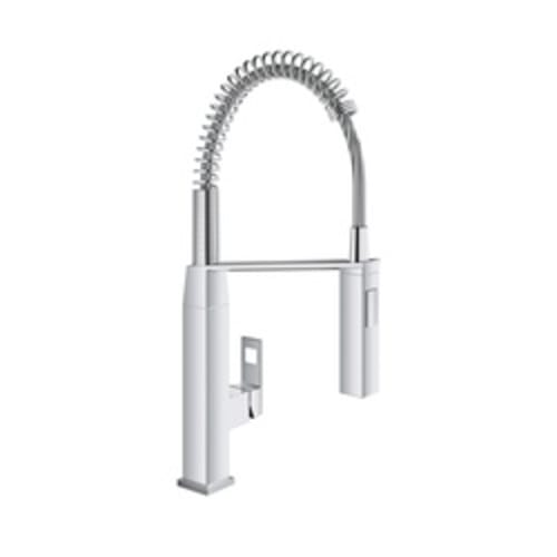 GROHE 31401000 Eurocube® Sink Mixer, 1.75 gpm, 1 Handle, Chrome Plated, Import