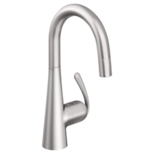 GROHE 32283SD0 Zedra Kitchen Faucet, 1.75 gpm Flow Rate, RealSteel®, 1 Handles, 1 Faucet Holes, Function: Traditional, Import, Residential