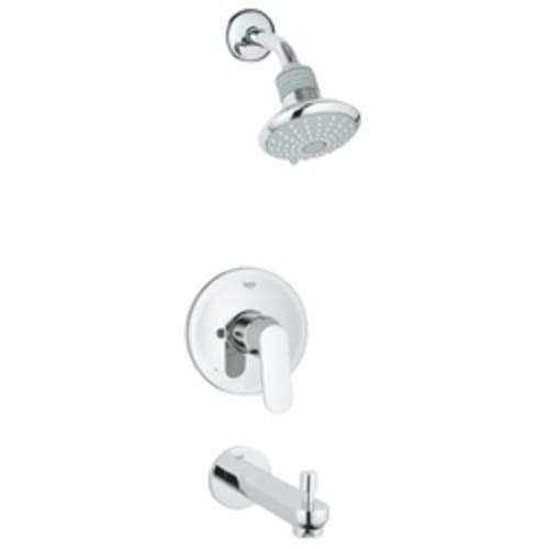 GROHE 35019000 Valve and Bath Combination, 2.5 gpm Shower, Polished Chrome