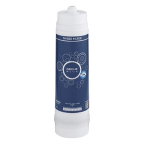 GROHE 40430001 M-Size BWT Replacement Filter, For Use With Blue® Filter Cartridge, 180 Lph Flow Rate, 110 mm Dia x 376 mm H, Import