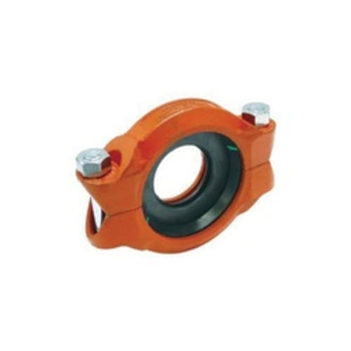 Gruvlok® 0390008886 FIG 7010 Reducing Coupling, 4 x 2 in Nominal, Grooved End Style, Rust Inhibiting Painted, Domestic