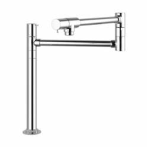 Hansgrohe 04058000 Talis S Freestanding Pot Filler, 2.5 gpm, Chrome Plated, 2 Handles, Domestic, Residential