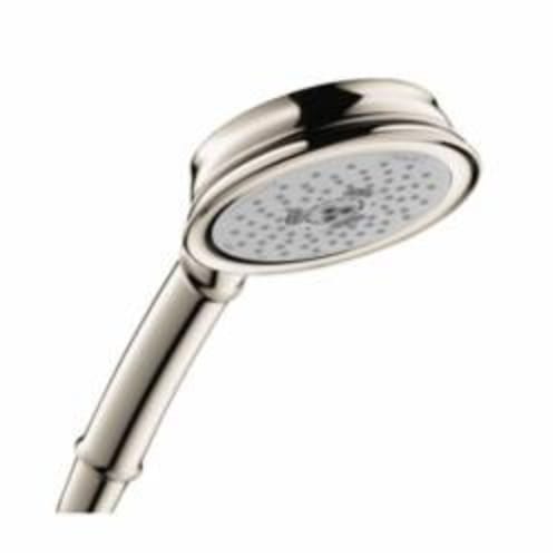 Hansgrohe 04072830 Croma C 100 3-Jet Hand Shower, 2.5 gpm, 3 Sprays, 4-1/2 in Dia Head, 1/2 in